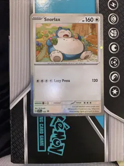 Pokemon Snorlax SVP 122 Holo Black Star Promo Card Near Mint Condition - Image 1