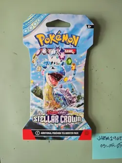Pokemon Scarlet & Violet Stellar Crown Sleeved Booster / Lapras / Two Packs - Image 3