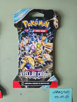 Pokemon Scarlet & Violet Stellar Crown Sleeved Booster / Lapras / Two Packs - Image 4