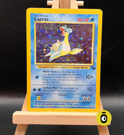 POKEMON - LAPRAS HOLO RARE 10/62 - Fossil - ENG - COND. GOOD - Vintage - Image 1