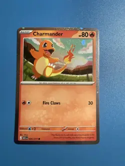 CHARMANDER 020/217 ASCENDED HEROES POKEMON (PROMO COSMO HOLO, NM) - Image 1
