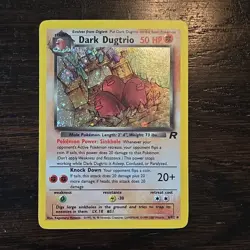 Pokemon Dark Dugtrio 6/82 Team Rocket Holo Rare Unlimited 2000 Stage 1 50 HP - Image 2
