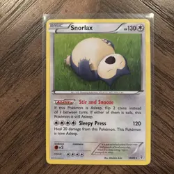 Snorlax 58/83 Regular XY: Generations Pokemon TCG Lightly Played Nice Condition - Image 1