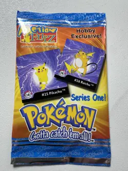1999 Pokemon Artbox Action Flipz Series One Factory Sealed Booster Pack - Image 1