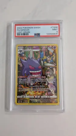 Gengar TG06/TG30 Ultra Rare PSA 9 Pokemon TCG SWSH11 Lost Origin Trainer Gallery - Image 1