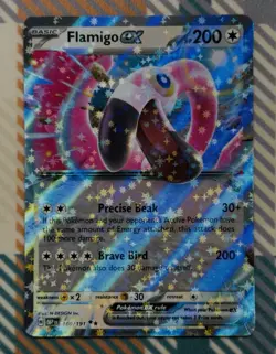 Pokemon Flamingo ex 160/191 Holo Ultra Rare Full Art Surging Sparks NM Clean - Image 1