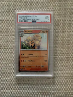 Pokemon TCG Arcanine SVP Promo 011 Psa 9 - Image 1