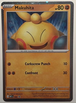 Makuhita 068 Cosmo Holo MEP Perfect Order Promo Pokemon NM - Image 1
