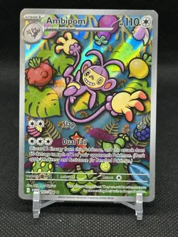 Pokemon TCG Ambipom 107/094 Me02: Phantasmal Flames Holo - Image 1