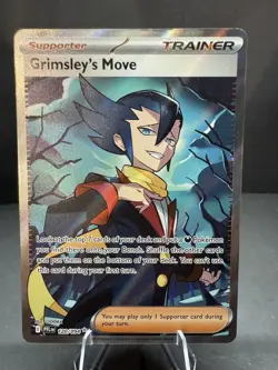 Grimsley's Move 120/094 Me02: Phantasmal Flames Holo Ultra Rare Pokemon TCG NM - Image 1