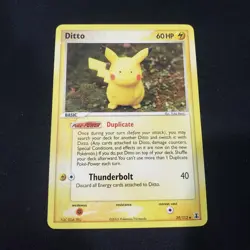 2005 Pokemon - Ditto [Pikachu] - 39/113 - EX Delta Species - Uncommon - VLP/NM - Image 1