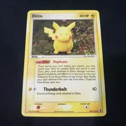 2005 Pokemon - Ditto [Pikachu] - 39/113 - EX Delta Species - Uncommon - VLP/NM - Image 3