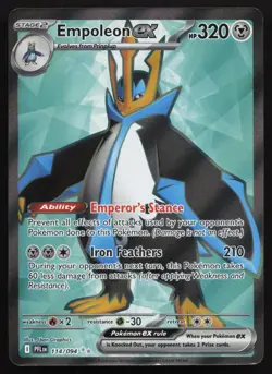 Empoleon ex 114/094 PFL Phantasmal Flames Pokemon - LP - Image 1