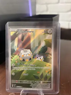 Togedemaru 104/094 Phantasmal Flames Illustration Rare Full Art Pokemon TCG - Image 1