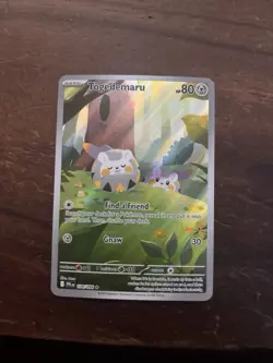 Togedemaru 104/094 Phantasmal Flames Illustration Rare Full Art Pokemon TCG - Image 2