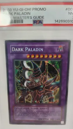 Yu-Gi-Oh! Dark Paladin DMG-001 Limited Edition Secret Rare PSA 7 - Image 3