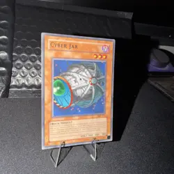 YUGIOH CYBER JAR MRL-077 RARE UNLIMITED ED NM 1996 - Image 1