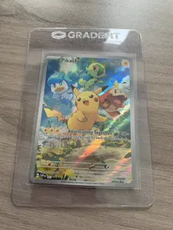 Pokemon Pikachu TCG Black Star ETB Promo Card 2023 SVP027 Paldea Evolved - Image 1