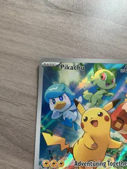 Pokemon Pikachu TCG Black Star ETB Promo Card 2023 SVP027 Paldea Evolved - Image 3