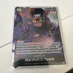 One Piece Marshall.D.Teach OP09-093 Blocker Character Card 12000 Power - Image 1