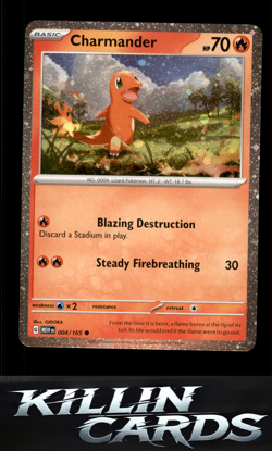 Charmander - 004/165 (Cosmos Holo) 004/165 Pokemon Promo Miscellaneous Cards & P - Image 1