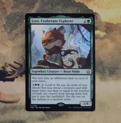 Loot, Exuberant Explorer Foundations Regular NM Magic The Gathering - Image 1