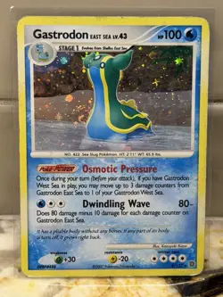 Pokemon Gastrodon East Sea Holo Swirl - Secret Wonders - 8/132 LP 2007 - Image 1