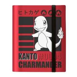 Pokemon TCG: Ultra Pro 9-Pocket Binder, Kanto Charmander #0004 - NEW & SEALED - Image 1