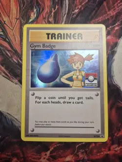 Gym Badge (Misty) - XY204 - 2017 Pokemon League Exclusive - Holo - MP - XY Promo - Image 1