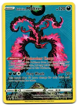 Galarian Moltres SWSH284 - 🌊 Sword & Shield Promo Pokemon TCG Holo 🖤 - LP - Image 1
