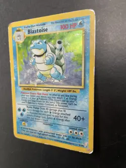 Blastoise 2/102 Base Set Holo Pokemon Card *99p No Reserve* - Image 2