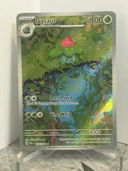Pokemon TCG Ivysaur 167/165 SV 151 Illustration Rare - English - Image 1