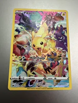 Pokemon Pikachu 160/159 Crown Zenith Secret Rare Holo 70 HP Basic English - Image 3
