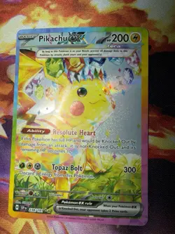 Pokemon Pikachu ex SV08 Surging Sparks 238/191 Full Art Holo Rare HP 200 - Image 1