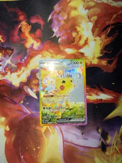 Pokemon Pikachu ex SV08 Surging Sparks 238/191 Full Art Holo Rare HP 200 - Image 2