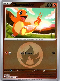Charmander (Energy Symbol Pattern) 020/217 - Pokemon ME: Ascended Heroes - NM - Image 1
