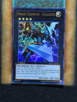 Yugioh Heroic Champion - Excalibur REDU-EN041 Ultra Rare 1st Ed NM - Image 1