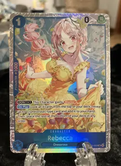REBECCA (OP15-053) OP15 ADVENTURE ON KAMI'S ISLAND FOIL - ONE PIECE TCG NM SR - Image 1