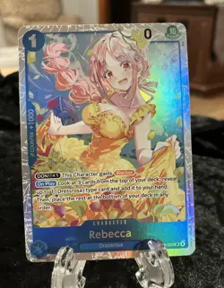 REBECCA (OP15-053) OP15 ADVENTURE ON KAMI'S ISLAND FOIL - ONE PIECE TCG NM SR - Image 2