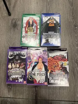 One Piece: ENGLISH ST-02 ST-03 ST-04 ST-05 ST-06 Starter Deck Lot New - Image 1