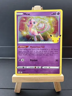 Mew 11/25 Celebrations 25th anniversary- Pokemon Card LP/Excellent - Image 1