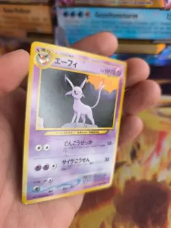 Pokemon Karte Card Psiana Espeon Neo Discovery Promo Wotc japanese NM Missprint - Image 3