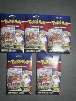Pokemon mystery/random Packs– 25 Cards Each, 1 Foil Guaranteed - Image 1