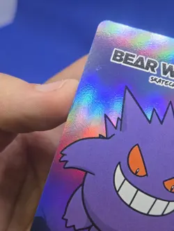Pokemon Center x Bear Walker Gengar Ectoplasma Card 1165/1250 Surface Wear LP - Image 3