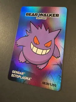Pokemon Center x Bear Walker Gengar Skateboard Card: 828/1250 - Image 2