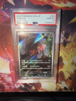 2024 Torkoal Pokemon Japanese Sv5a-Crimson Haze 069 PSA 10 Graded Card GEM MINT - Image 1