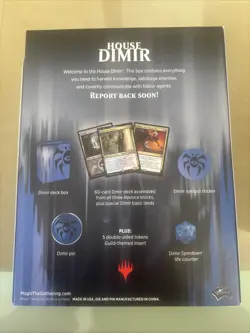 Magic The Gathering - Guilds Of Ravnica Dimir Guild Kit - Sealed New In Box - Image 2