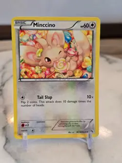 Pokemon TCG Minccino RC18/RC25 Legendary Treasures: Radiant Collection Holo - Image 1