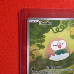 Mega Evolution Perfect Order Rowlet 90/88 Illustration Rare Pokemon Flawless - Image 2