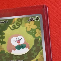 Mega Evolution Perfect Order Rowlet 90/88 Illustration Rare Pokemon Flawless - Image 3